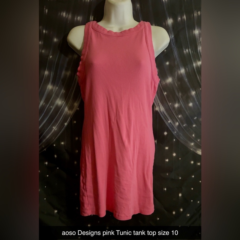 ASOS design pink tunic tank